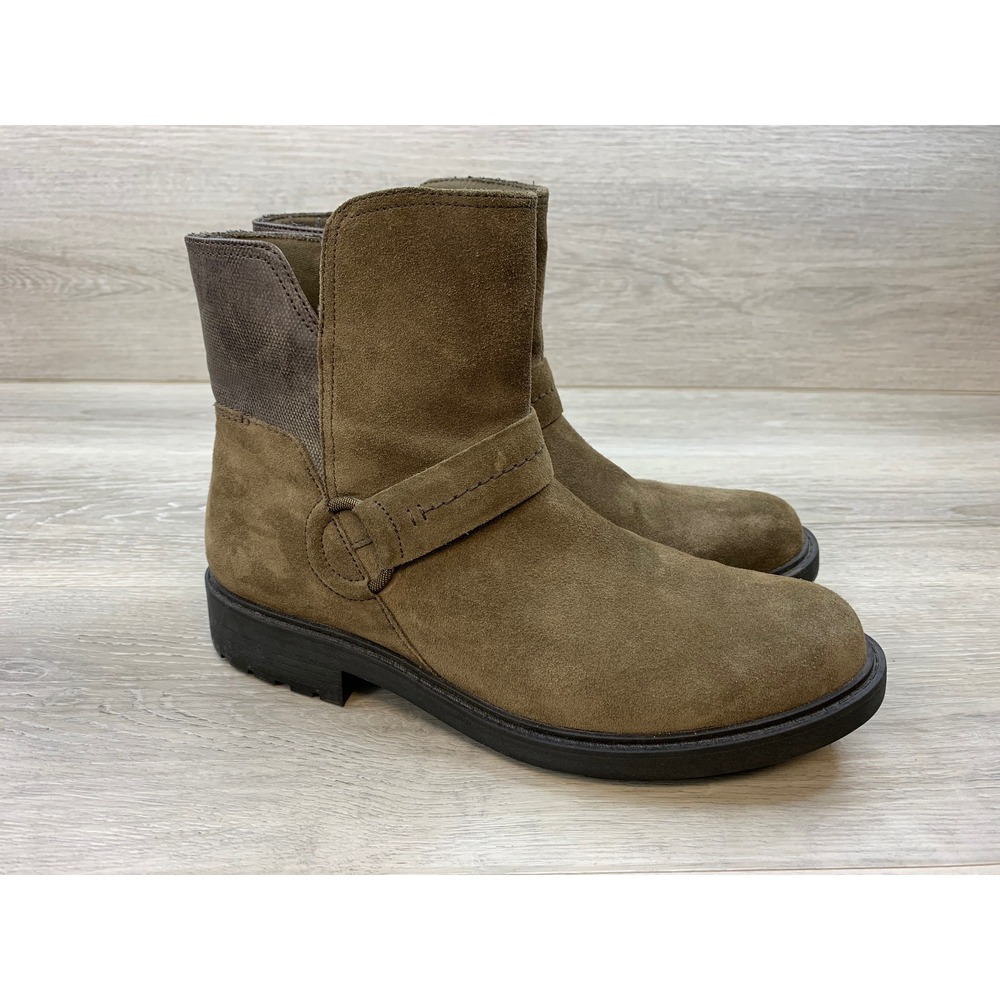 Clarks Collection Ultimate Comfort Suede Ankle Boots Brown Women's 11 Shoes